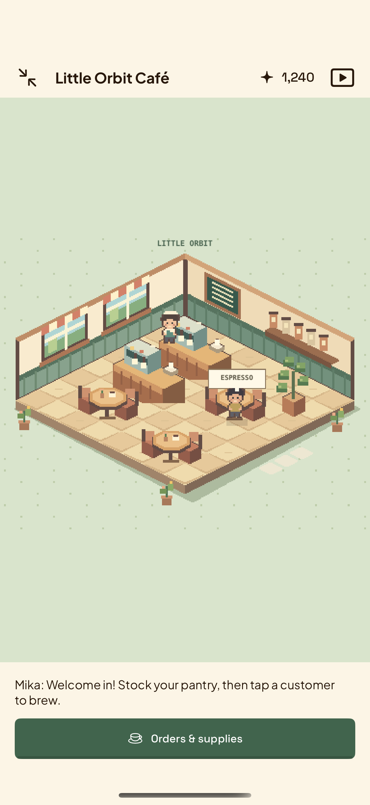 The cozy pixel-art café you can grow in DoneMatter